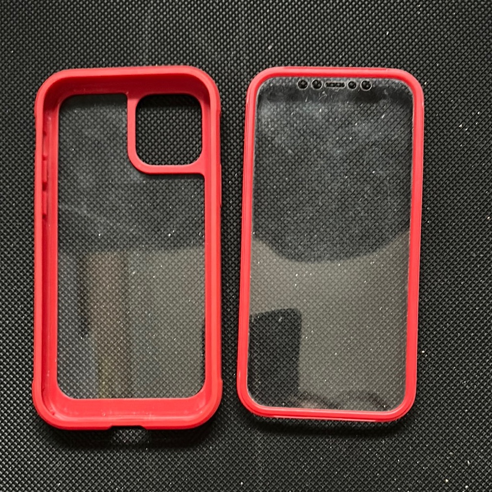 Red Protective Phone Case - Picture 2 of 3